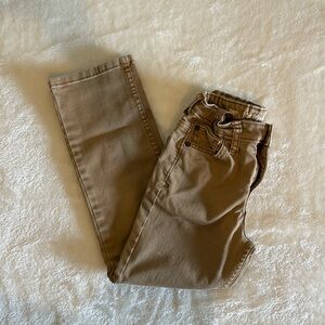 Boys khaki denim jeans